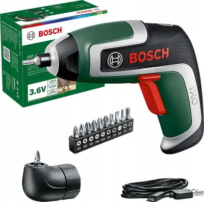 Produktbild von Akku-Schrauber Bosch Ixo 7 Led 360° Set 10 Bits Winkeladapter