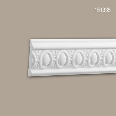 Produktbild von PROFHOME 151335 Wand- und Friesleiste Stuckleiste Zierleiste Wandleiste 2 m
