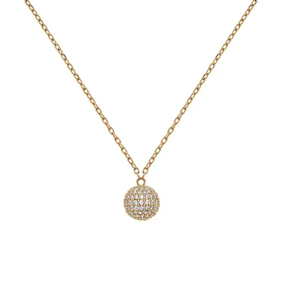 Productafbeelding van Halskettingen met hanger, Daniel Wellington, goud, collectie Pavè - dames