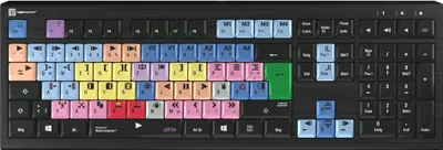 Produktbild von Logickeyboard LKB-MCOM4-A2PC-DE Tastatur USB QWERTZ Deutsch Schwarz (LKB-MCOM4-A2PC-DE)
