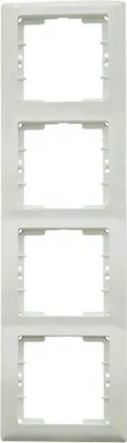 Produktbild von Mutlusan Daria 4-fach Rahmen vertikal Weiss für 4 Module