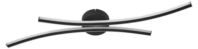Produktbild von Lindby LED-Deckenleuchte Ravion, 90 cm, schwarz, 3.000 K