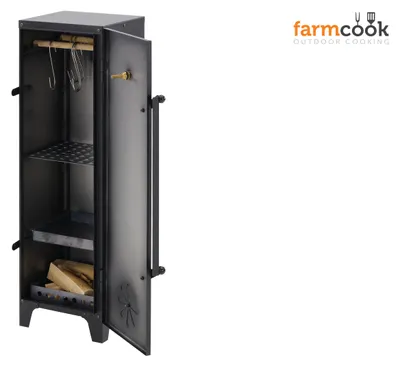 Produktbild von FARMCOOK RÄUCHEROFEN PROFI Räucherschrank mit Thermometer