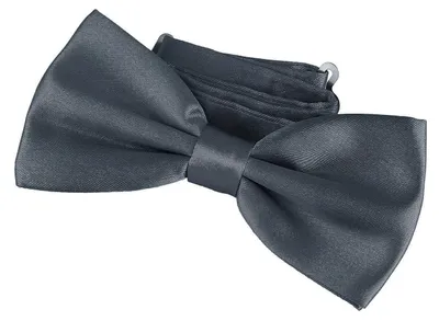 Zdjęcie produktu dla DonDon szelki męskie o szerokości 3,5 cm w kształcie litery Y, elastyczne i regulowane, w zestawie 2 z pasującą muszką 12 x 6 cm, szare