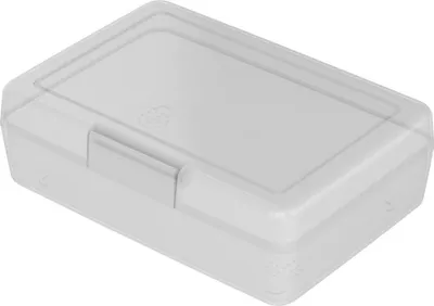 Immagine prodotto di "Scatola per il pranzo - scatola per il pranzo per bambini in plastica senza BPA, ideale per la scuola e il lavoro, resistente scatola per il pranzo  Germany - trasparente-lucido