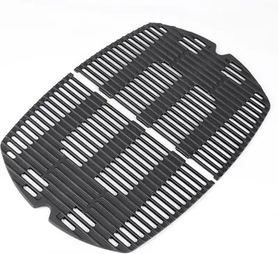 Immagine prodotto di Omgoods - Griglia in ghisa per barbecue Weber serie Q300 - 63,5 x 45 cm - confezione da 2 pezzi