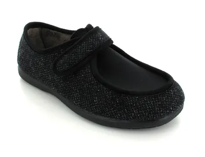 Produktbild von Varomed vital Klettslipper, schwarz 38