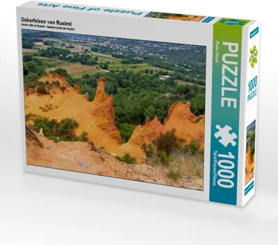 Produktbild von Calvendo Ockerfelsen von Rustrel 1000 Teile Puzzle quer 640x480mm, CALVENDO; 7345144