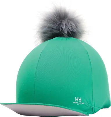 Produktbild von Hy Sport Active - Bommel - Helmüberzug BZ4296 (Einheitsgröße) (Smaragdgrün)