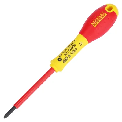 Immagine prodotto di Stanley Fatmax Insulated Screwdriver VDE PH0x75 mm, 1000V (with blister)