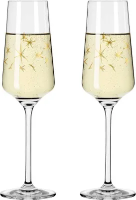 Produktbild von Famanu Champagnergläser Set - Elegant mit stilvollen Motiven