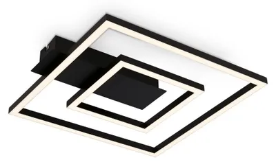 Image de Plafonnier LED, noir, LED/22W