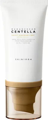 Produktbild von SKIN1004 Madagascar Centella Air-Fit Suncream Light SPF30 PA++++ – Mineralischer Sonnenschutz für empfindliche Haut, beruhigend, nicht fettend, 50ml