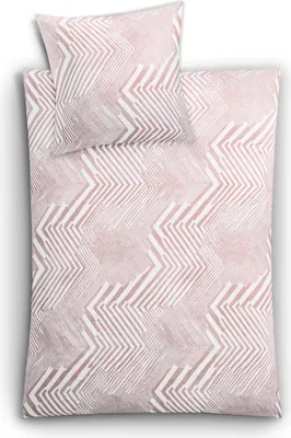 Produktbild von Kleine Wolke Bettwäsche Satin, Macra Pastellrose, 1-135x200 /1-80x 80