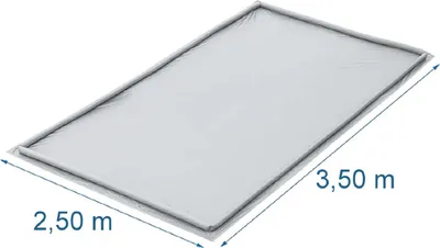 Produktbild von Aufblasbarer Rand Zeltteppich Zelt Teppich Campingteppich Zeltboden 2,5 x 3,5 m