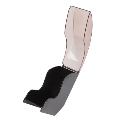 Imagen del producto de Caja de almacenamiento para filtros de café, caja en forma de abanico para guardar filtros de café, soporte para guardar filtros de café, caja a prueba de polvo para filtros de café, soporte para filtros de café, estante dispensador para filtros de café
