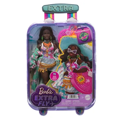 Obrázek produktu pro Barbie Extra Fly Beach Barbie + doplňky HPB14