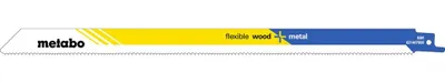 Produktbild von Metabo 25 Säbelsägeblätter flexible wood + metal 300 x 0,9 mm, BiM, 1,8-2,6 mm/ 10-14 TPI