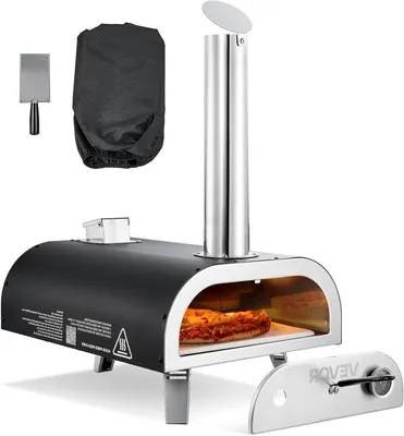 Zdjęcie produktu dla Piec do pizzy na drewno - piec na pellet - piec zewnętrzny - przenośny piec do pizzy - piece do pizzy