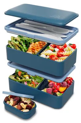 Produktbild von Umami Lunchbox Erwachsene Auslaufsicher Bento Box mit Besteck 1200