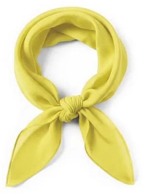 Immagine prodotto di TigerTie, sciarpa leggera in chiffon giallo per donna - Sciarpa delicata, 58 x 58 cm