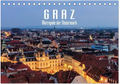 Produktbild von Graz - Metropole der Steiermark (Tischkalender 2026 DIN A5 quer), CALVENDO Monatskalender