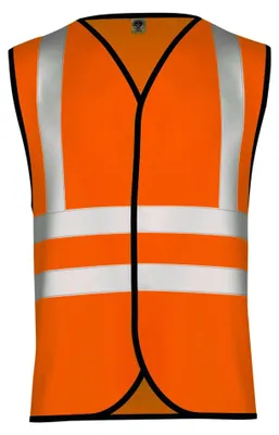 Produktbild von OMKA Warnwesten 4er Set – Reflektierende Sicherheitsweste Gültig in ganz Europa 2026 EN ISO 20471, Farbe:Neon Orange, Größe:L