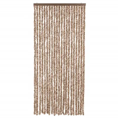 Produktbild von “2026 Modern“ Fliegenvorhang Beige und Dunkelbraun 90x220cm Chenille - Designermöbel 927139 - Plissees