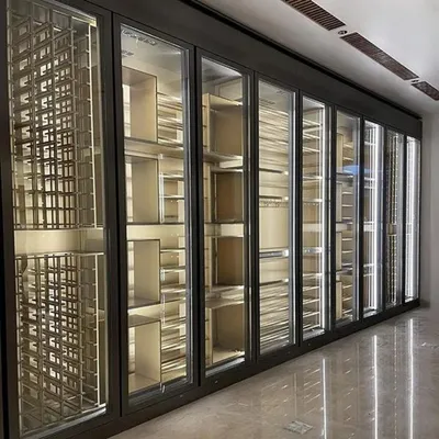Produktbild von Weinkühlschrank Weinkühlgerät Design-Weinschrank Weinhalter Flaschenregal