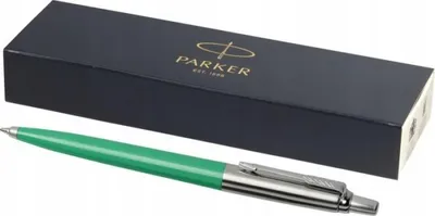 Produktbild von Parker Jotter Kugelschreiber Grün mit blauer Tinte in Geschenkbox