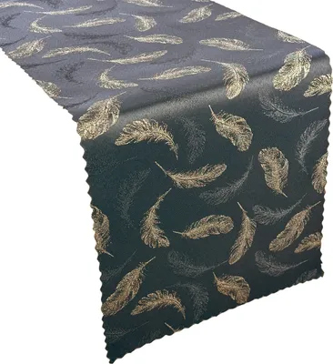 Obrázek produktu pro Oboustranný běhoun na stůl odolný proti skvrnám Black Golden 50x100 cm
