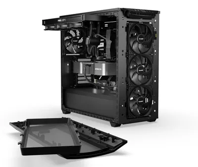 Zdjęcie produktu dla be quiet! Shadow Base 800 DX Black, Midi Tower, PC, Czarny, ATX, EATX, micro ATX, Mini-ITX, Kopolimer akrylonitrylo-butadieno-styrenowy (ABS), Stal, Szkło hartowane, Gaming