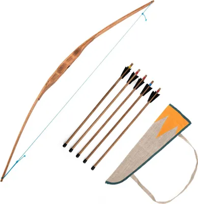 Produktbild von Bogenset 80cm Bogen mit Zielhilfe, 5 Pfeile und Köcher