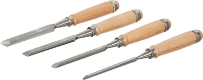 Productafbeelding van BRÜDER MANNESMANN set van steekbeitels, 6/12/18/24 mm