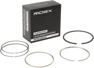 Produktbild von RIDEX 444P0004 Kolbenringsatz Kolbenringe für BMW 3 Limousine (E46) 5 Limousine (E39) 3 Touring (E46) 3 Coupe (E46) 5 Touring (E39)