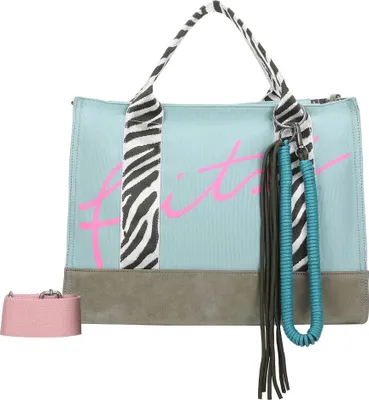 Produktbild von Fritzi aus Preußen Schultertasche Tote Bag Limited Summer Canvas Zebra Safari mehrfarbig