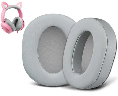 Produktbild von Ohrpolster für Razer Kraken Kitty (V2/V2 Pro/V2 BT) - Grau