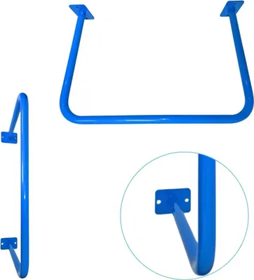 Immagine prodotto di Barra per trazioni a soffitto in acciaio blu, carico 100 kg