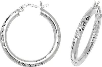 Produktbild von 925 Sterling Silber Damen - Paar Creolen - 20mm; TRS17704MM20