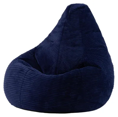 Produktbild von Icon Dalton Sitzsack Cord mit Füllung, Blau