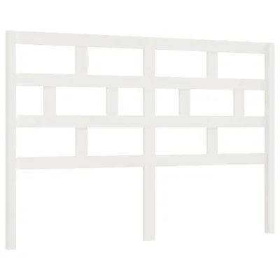 Obrázok produktu pre vidaXL Čelo postele biele 146x4x100 cm Masívne borovicové drevo