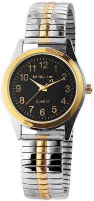 Produktbild von Excellanc 2700013-001 Herrenuhr mit Metallzugband bicolor