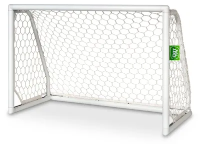 Immagine prodotto di EXIT Scala Porta da calcio in alluminio 120x80 cm, resistente alle intemperie, porta da calcio, per bambini, da giardino, bianca
