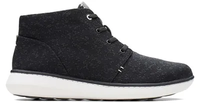 Produktbild von Clarks Step Move Hi Damen Textil schwarz leichte Halbschuhe 37