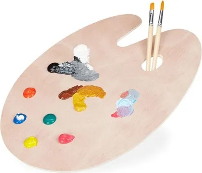 Zdjęcie produktu dla Drewniana paleta do mieszania