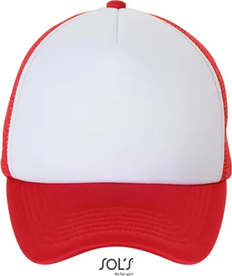 Produktbild von SOLs 01668 | Bubble Cap - Farbe: White/Red - Größe: One Size