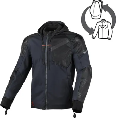 Immagine prodotto di Giacca da moto in tessuto Macna Distec, blu/nero, taglia S