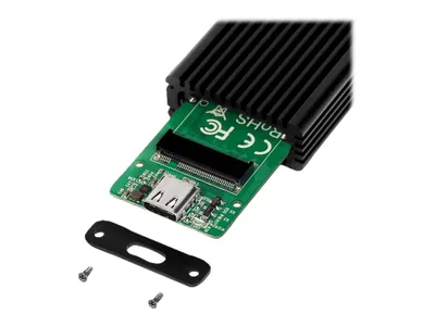 Produktbild von LogiLink UA0346, SSD-Gehäuse, M.2, M.2, 10 Gbit/s, USB Anschluss, Schwarz