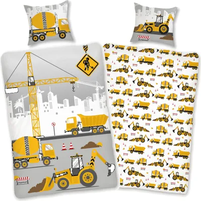 Produktbild von SkyBrands Bettwäsche-Garnitur BAGGER NB789 Sr 135x200+80x80 cm