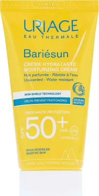 Produktbild von Uriage Bariésun Bräunungscreme SPF50+ Moisturizing Cream 50 ml